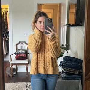 Mustard Yellow Knit Sweater